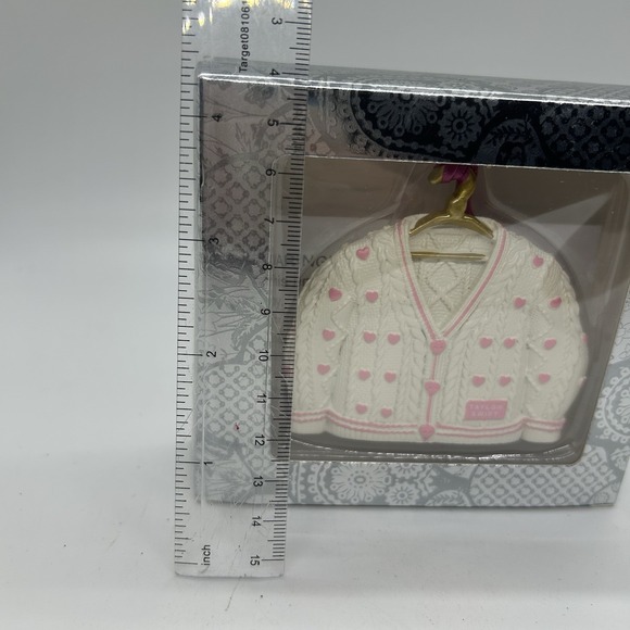 Taylor Swift NIB Official Merchandise Lover Cardigan Christmas Ornament - Picture 5 of 5